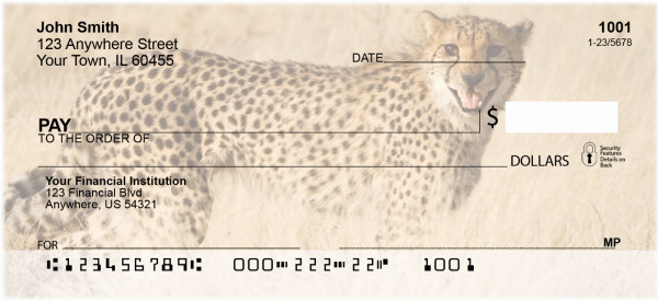 The Cheetah Personal Checks | BAC-97