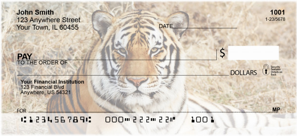 Tiger Personal Checks | BAD-08