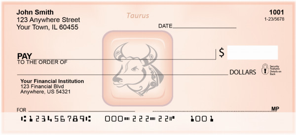 Taurus Astrology Sign Personal Checks | BAE-01