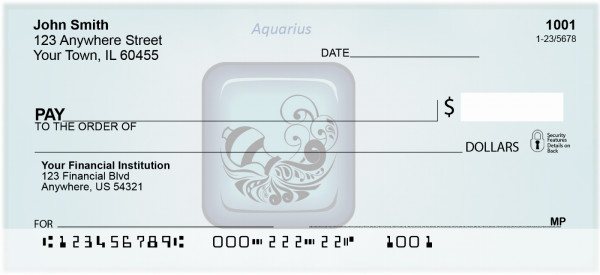 Aquarius Astrology Sign Personal Checks | BAE-03