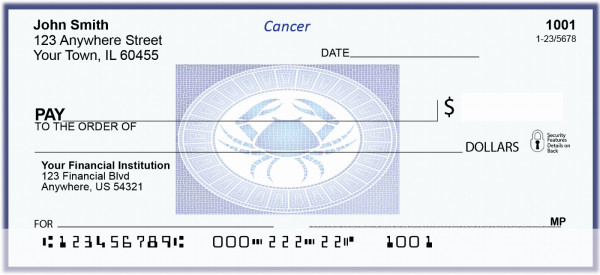 Cancer Horoscope Sign Personal Checks | BAE-19