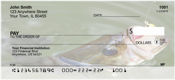 Bass Fishing Personal Checks | BAE-40