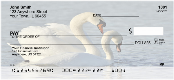 Swan Tranquility Personal Checks | BAE-43