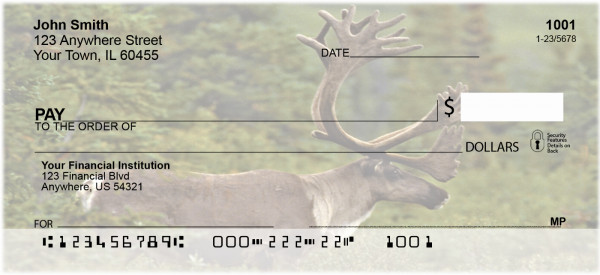 Elk and Caribou Personal Checks | BAE-69