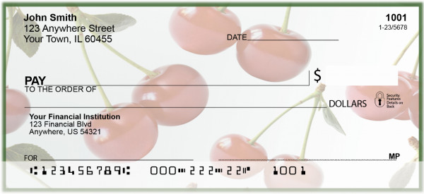Cherries Jubilee Personal Checks | BAF-36