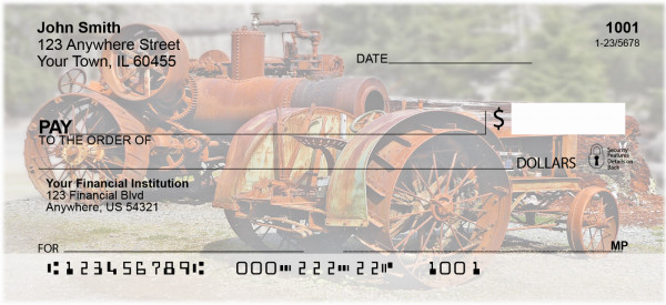 Vintage Tractors Personal Checks | BAF-66
