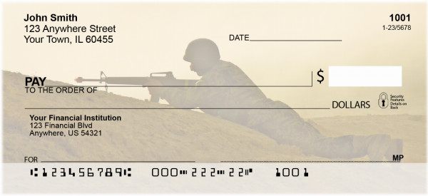 Soldiers On Guard Personal Checks | BAF-68