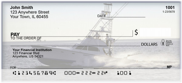 Ocean Fishing Fun Personal Checks | BAH-12