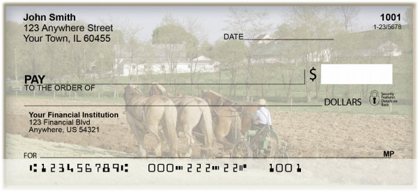 Amish Farmers Personal Checks | BAH-28