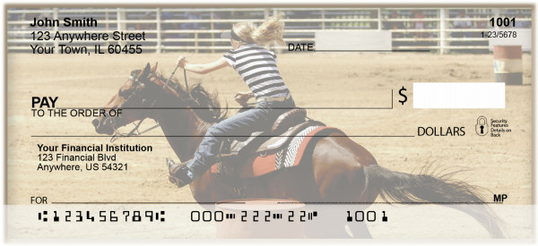 Rodeo Cowgirls Personal Checks | BAH-46