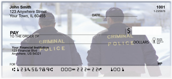 Crime Doesn't Pay Personal Checks | BAH-68
