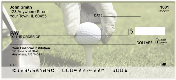 Golfing Frenzy Personal Checks | BAH-75