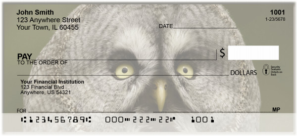 Owls Personal Checks | BAH-97