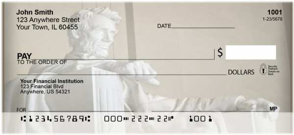 Honor Abraham Lincoln Personal Checks | BAJ-02