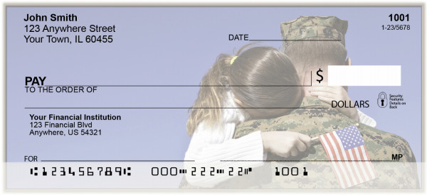 Military - Price of Freedom Personal Checks | BAK-02