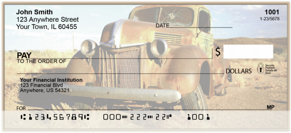 Rusty Rides Personal Checks | BAK-57