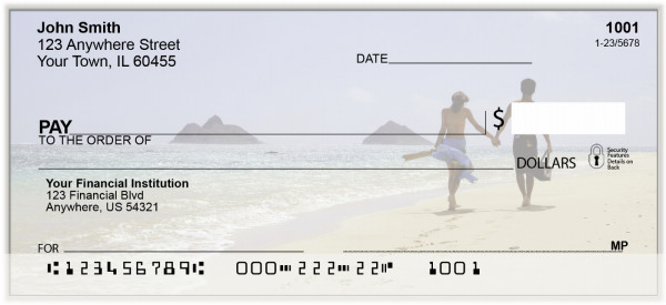 Vacation At The Beach Personal Checks | BAL-09