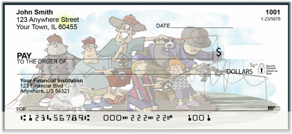 Fishing Follies Personal Checks | BAM-14