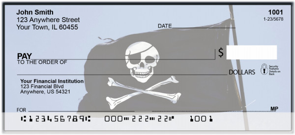 Crossbones Pirates Personal Checks | BAM-57
