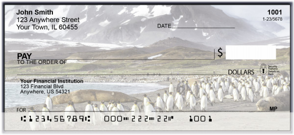 Colony of Penguins Personal Checks | BAM-61