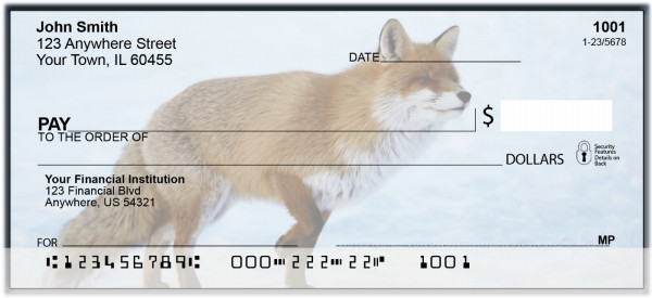 Foxy Fox Personal Checks | BAM-64