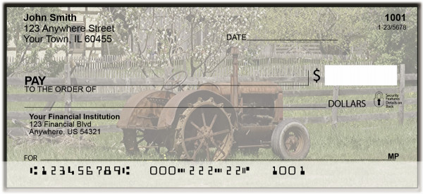 Vintage Farm Tractors Personal Checks | BAM-79