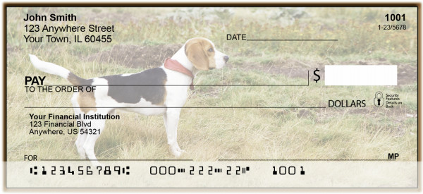 The Beagle Personal Checks | BAM-84
