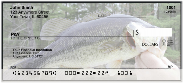 Lets Go Bass Fishing Personal Checks | BAN-02