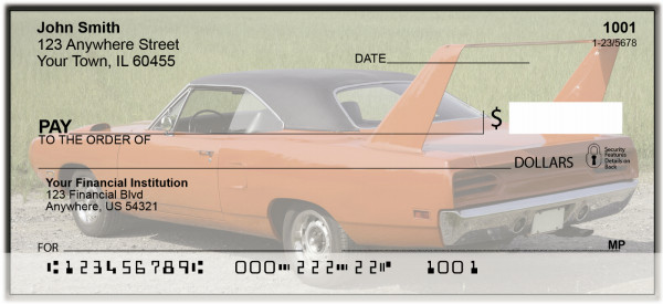 Big Block Muscle Cars Personal Checks | BAN-17