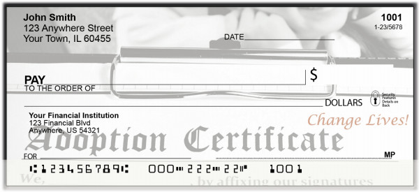 Adoption Personal Checks | BAN-65