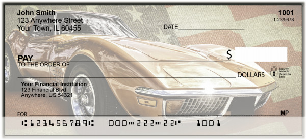 American Muscle Cars Personal Checks | BAO-10