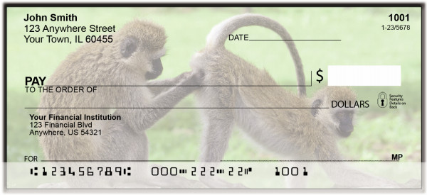 Monkey Business Personal Checks | BAO-18