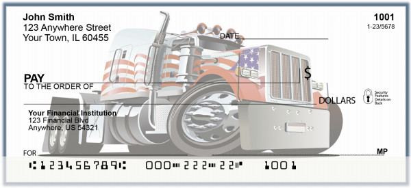 Trucking In America Personal Checks | BAP-28