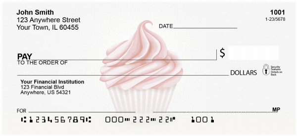 Frosted Cupcakes Personal Checks | BAP-32
