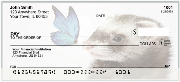 Ferret Curiosity Personal Checks | BAP-65