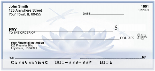 Dragonfly Tranquility Personal Checks | BAP-67