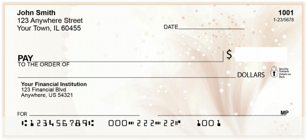 Wispy Pink Personal Checks | BAP-77