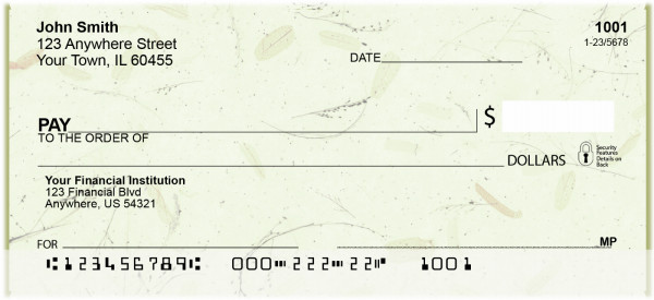 Wisps of Nature Personal Checks | BAP-87