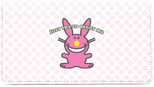 It's Happy Bunny Girly Leather Cover | CDP-IHB03