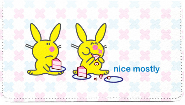 It's Happy Bunny Not So Guilty 2 Leather Cover | CDP-IHB15
