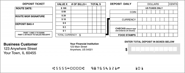 Classic Deposit Book Style 6 | DEP-BDB06