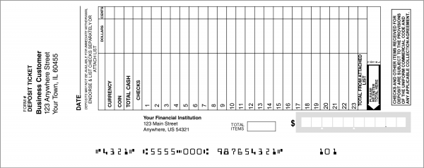 Business Deposit Book, Safeguard | DEP-BDB13