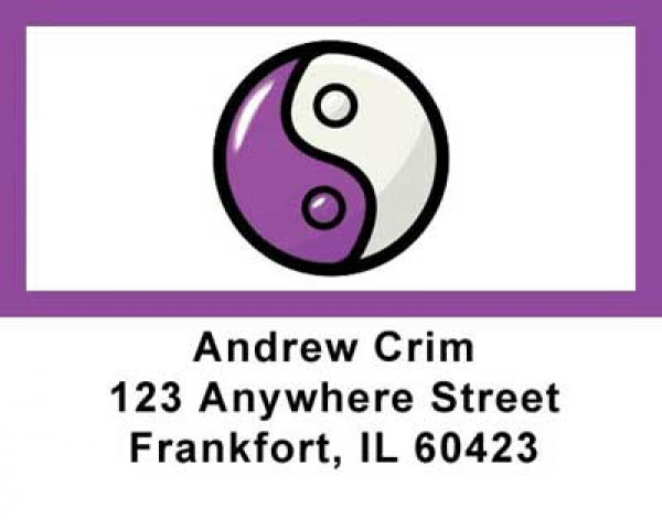 Yin-Yang Address Labels | LBASI-01