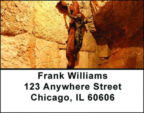 Jesus And Crosses Address Labels | LBBAB-13