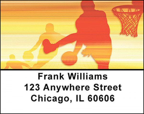 Basketball Artistry Address Labels | LBBAB-53