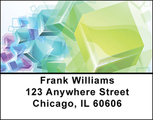 3D Abstract Address Labels | LBBAB-72