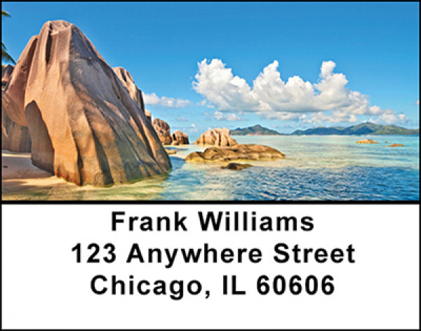 Pristine Beaches Address Labels | LBBAB-78