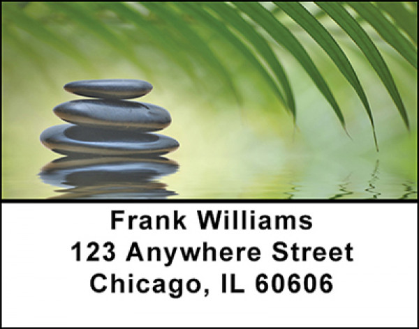 Zen Green Address Labels | LBBAB-92