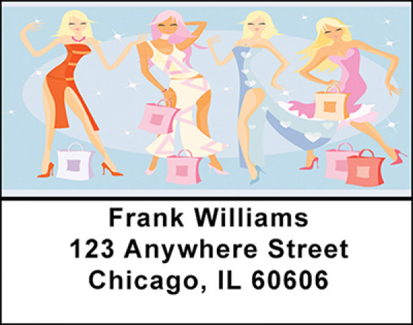 Shopping and Fashion Address Labels | LBBAC-04