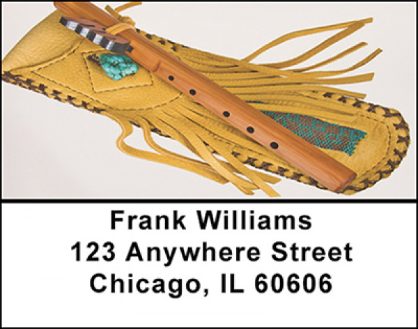 Native American Music Makers Address Labels | LBBAC-35